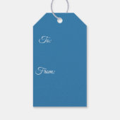 Bernese Mountain Dog Kerstmis Cadeaulabel (Achterkant)