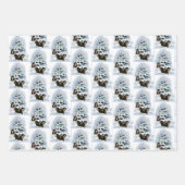 Bernese Mountain Dog Kerstmis Inpakpapier Vel (Voorkant 3)