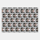 Bernese Mountain Dog Kerstmis Inpakpapier Vel (Voorkant 2)