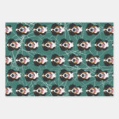Bernese Mountain Dog Kerstmis Inpakpapier Vel (Voorkant)