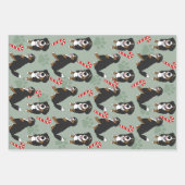 Bernese Mountain Dog Kerstmis Inpakpapier Vel (Voorkant 3)
