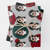 Bernese Mountain Dog Kerstmis  Inpakpapier Vel (In situ)