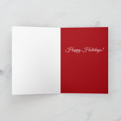 Bernese Mountain Dog Kerstmis Kaart (Binnen)