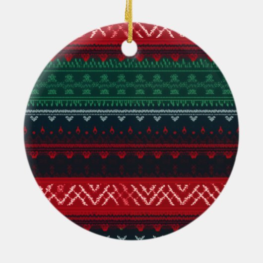 Bernese Mountain Dog Kerstmis Keramisch Ornament (Achterkant)