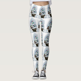 Bernese Mountain Dog Kerstmis Leggings