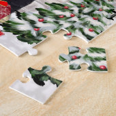 Bernese Mountain Dog Kerstmis Legpuzzel (Zijkant)