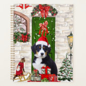 Bernese Mountain Dog Kerstmis Planner (Voorkant)