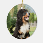 Bernese Mountain Dog-kerstversiering Keramisch Ornament (Links)