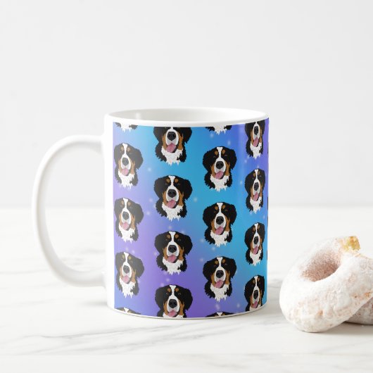 Bernese Mountain Dog Koffiemok (Met donut)
