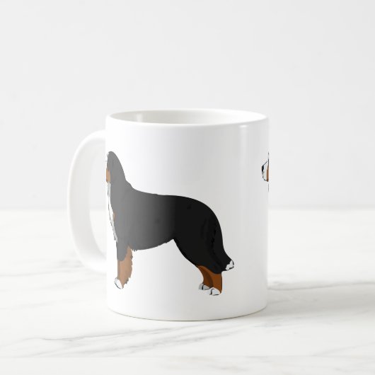 Bernese Mountain Dog Koffiemok (Voorkant links)