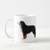 Bernese Mountain Dog Koffiemok (Links)