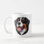 Bernese Mountain Dog Koffiemok (Links)