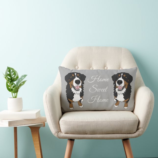 Bernese Mountain Dog Kussen (Stoel)