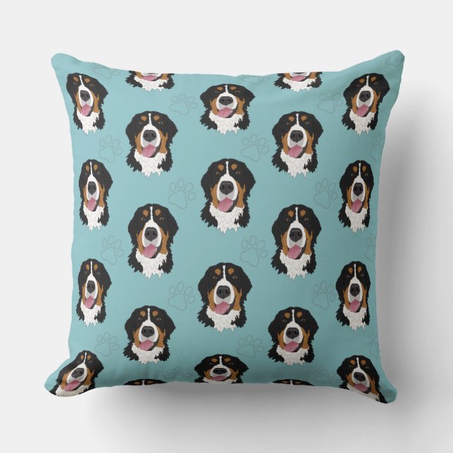 Bernese Mountain Dog Kussen (Voorkant)