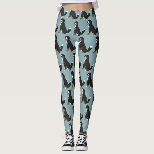 Bernese Mountain Dog Leggings (Voorkant)