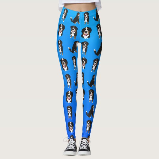 Bernese Mountain Dog Leggings (Voorkant)