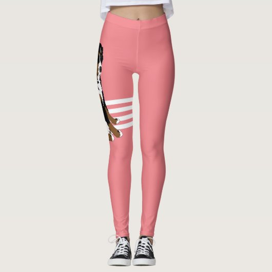 Bernese Mountain Dog Leggings (Voorkant)