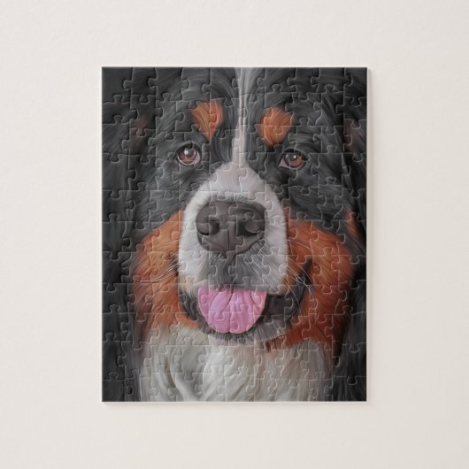 Bernese Mountain Dog Legpuzzel (Verticaal)