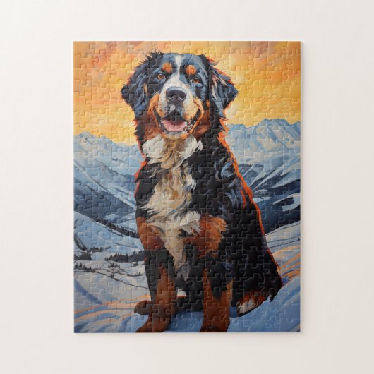 Bernese Mountain Dog Legpuzzel (Verticaal)