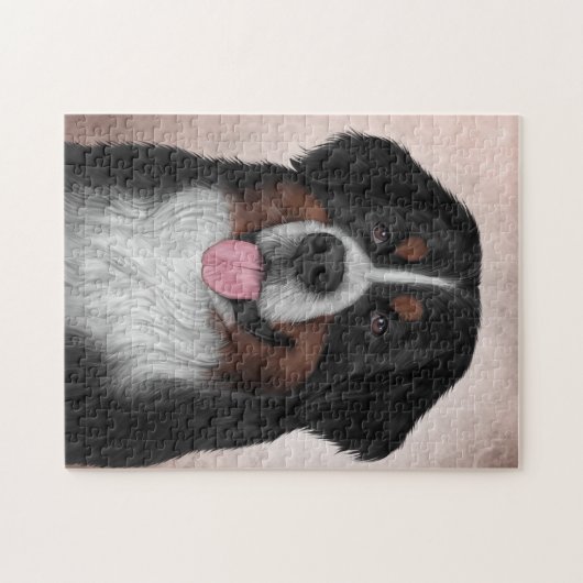 Bernese Mountain Dog Legpuzzel (Horizontaal)