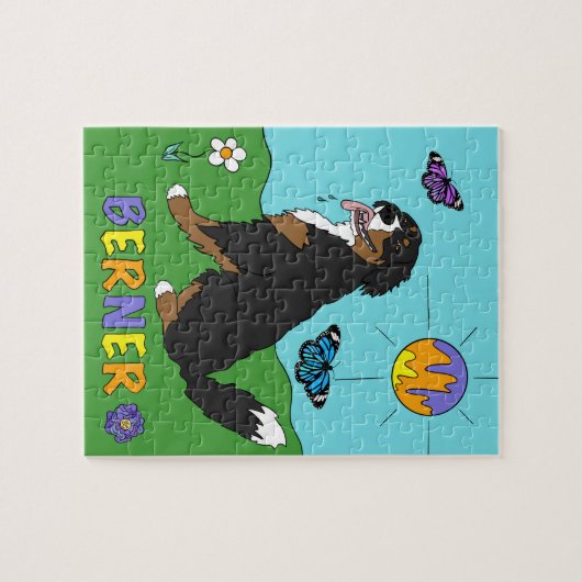 Bernese Mountain Dog Legpuzzel (Horizontaal)