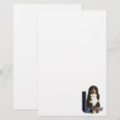 Bernese Mountain Dog Love Briefpapier (Voorkant / Achterkant)