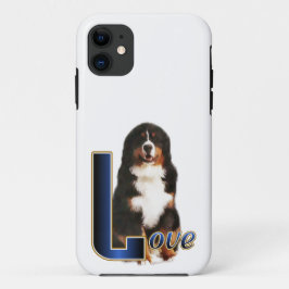 Bernese Mountain Dog Love iPhone 11 Hoesje