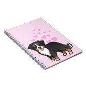 Bernese Mountain Dog Love Notitieboek (Rechterzijde)