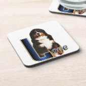 Bernese Mountain Dog Love Onderzetter (Linkerzijde)