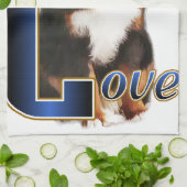 Bernese Mountain Dog Love Theedoek (Gevouwen)