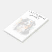 Bernese Mountain Dog Lover Monogrammed Dog Post-it® Notes (Schuin)