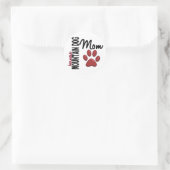 Bernese Mountain Dog Ma 2 Ronde Sticker (Tas)