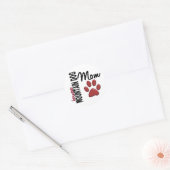 Bernese Mountain Dog Ma 2 Ronde Sticker (Envelop)