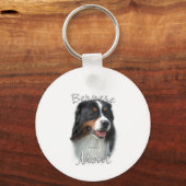 Bernese Mountain Dog Ma 2 Sleutelhanger (Voorkant)