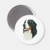 Bernese Mountain Dog Magneet (Voorkant / Achterkant)