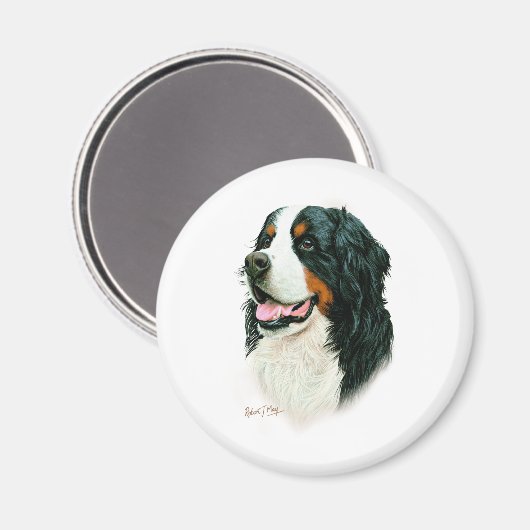 Bernese Mountain Dog Magneet (Voorkant / Achterkant)