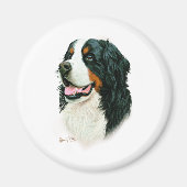 Bernese Mountain Dog Magneet (Voorkant)