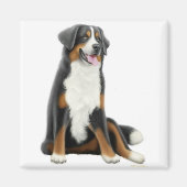 Bernese Mountain Dog Magnet (Voorkant)