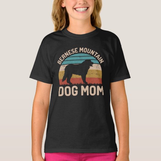 Bernese Mountain Dog Mam, Bernese Dog Mam T-shirt (Voorkant)
