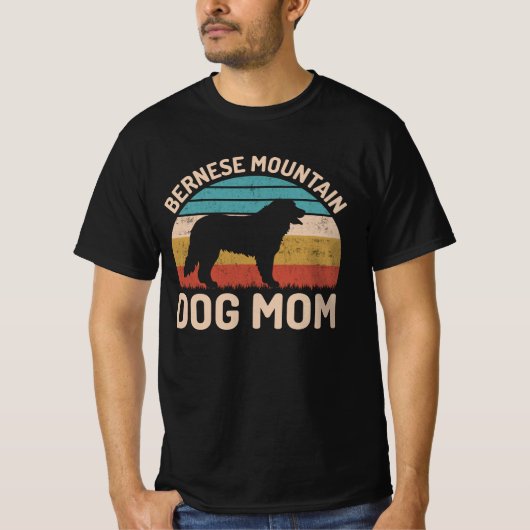 Bernese Mountain Dog Mam, Bernese Dog Mam T-shirt (Voorkant)