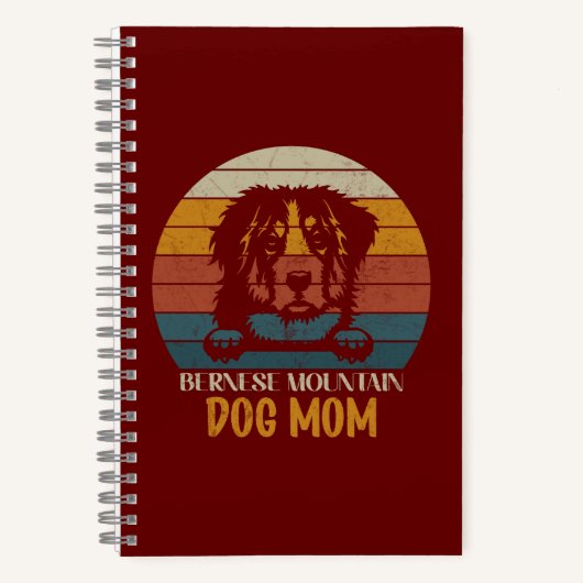 Bernese Mountain Dog Mam, Bernese hondenmoeder Notitieboek (Voorkant)