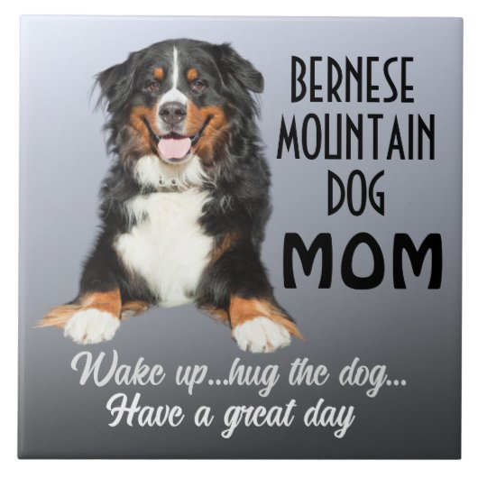 Bernese Mountain Dog mama Tegeltje (Voorkant)