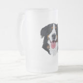 Bernese Mountain Dog Matglas Bierpul (Voorkant links)