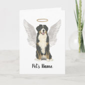 Bernese Mountain Dog Memorial Kaart (Voorkant)