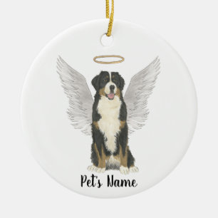 Bernese Mountain Dog Memorial Keramisch Ornament