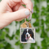 Bernese Mountain Dog met Big Tongue Sleutelhanger (Hand)