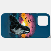 Bernese Mountain Dog met Mountain Sunrise uitzicht Case-Mate iPhone Case (Achterkant (horizontaal))