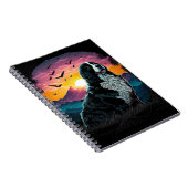 Bernese Mountain Dog met Mountain Sunrise uitzicht Notitieboek (Rechterzijde)