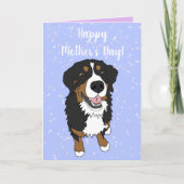 Bernese Mountain Dog Moederdag Kaart (Voorkant)