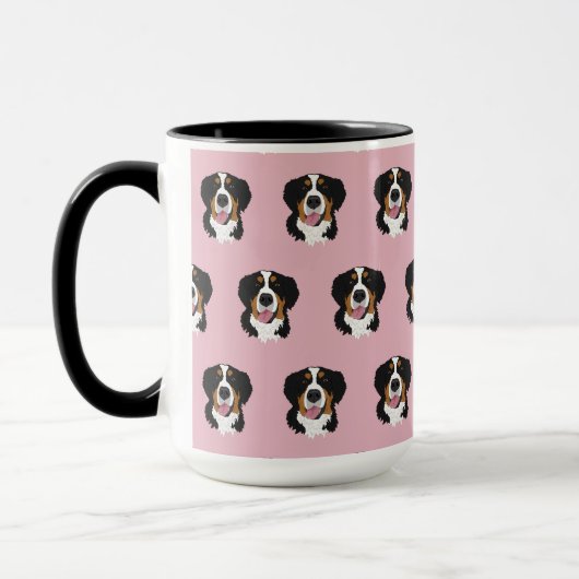 Bernese Mountain Dog Mok (Links)